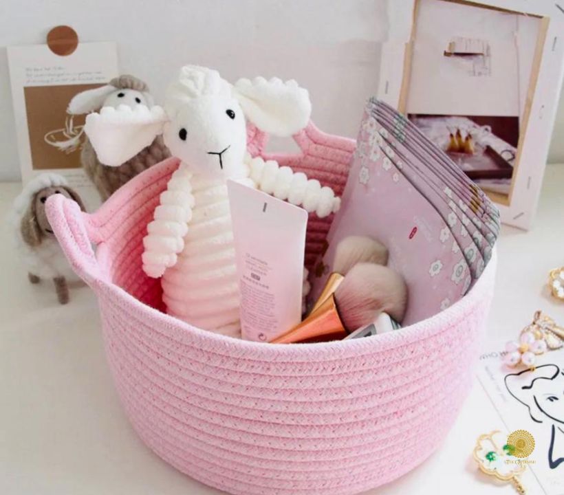 Cat Shape Rope Woven Storage Organiser Basket Set of 3 - The Gharnish - A Unit of Satkala Creations