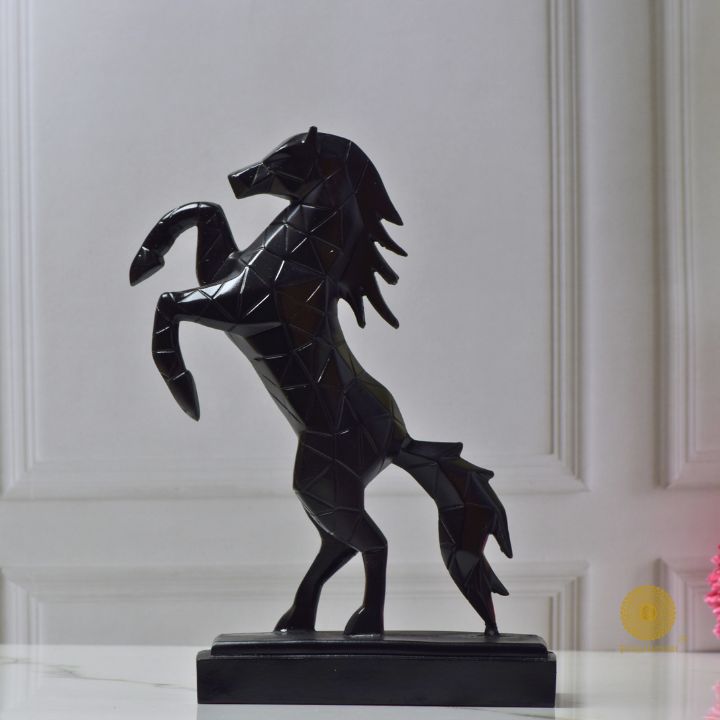 Jumping Stallion Horse resin Statue - The Gharnish - A Unit of Satkala Creations