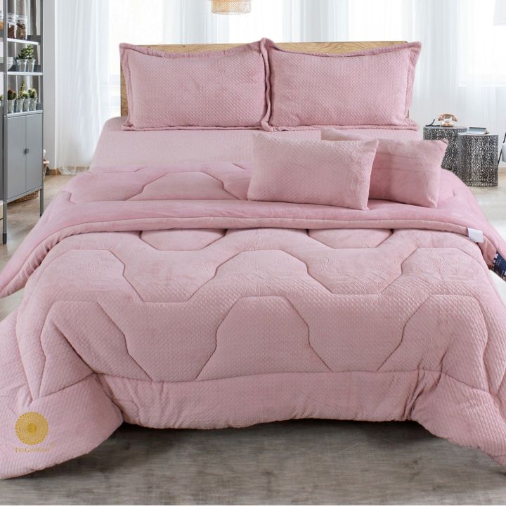Premium 6 Pcs Winter Bedding Quilt Set - The Gharnish - A Unit of Satkala Creations