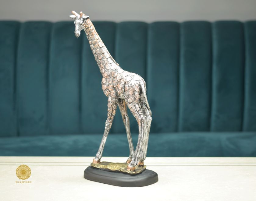 Antique Girraffe Table Top Sculpture - The Gharnish - A Unit of Satkala Creations