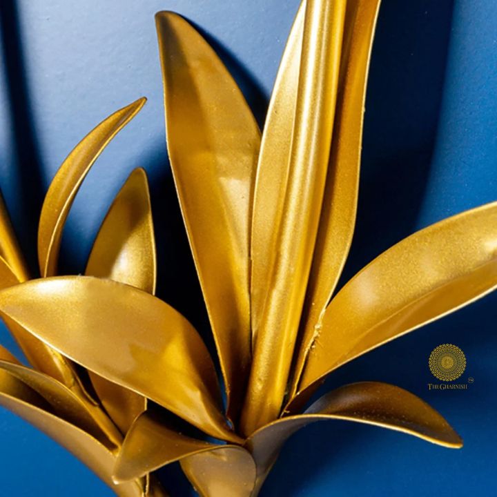 Tropical Leaf Decorative Wall Accent for Living Space and Office - The Gharnish - A Unit of Satkala Creations