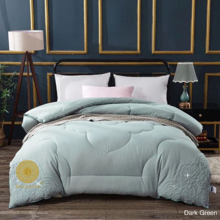 Ultra Soft Summer Collection Cotton Comforter with Crystal - The Gharnish - A Unit of Satkala Creations