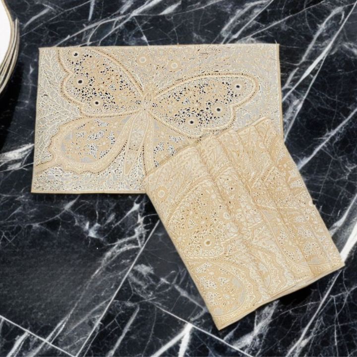 Beatiful and Designer Dining Set of Mats - The Gharnish - A Unit of Satkala Creations
