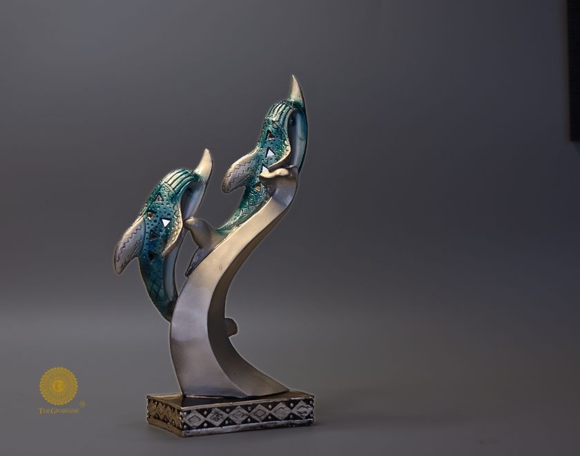 Beauty of Dolphin Fgurines - The Gharnish - A Unit of Satkala Creations