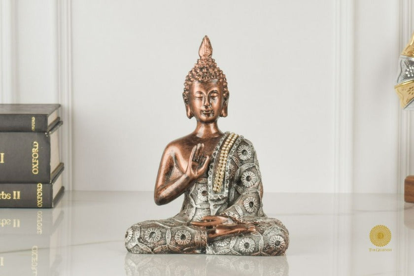 Divine Blessing Buddha Statue - The Gharnish - A Unit of Satkala Creations