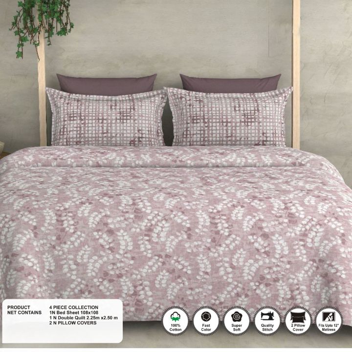Pure Cotton King Size Dohar Set - The Gharnish - A Unit of Satkala Creations