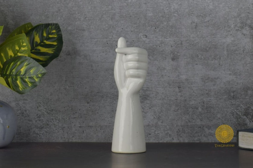 Creative Set of Hands Vase - The Gharnish - A Unit of Satkala Creations