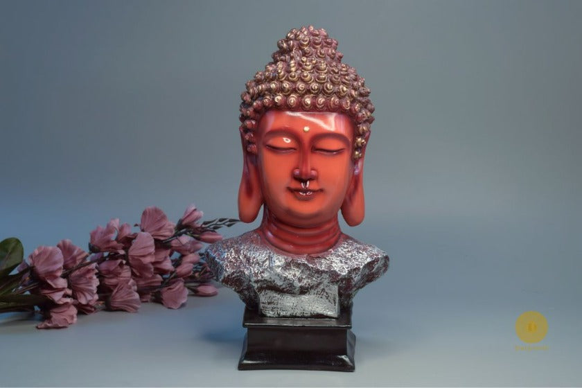 Buddha Head Statue - The Gharnish - A Unit of Satkala Creations