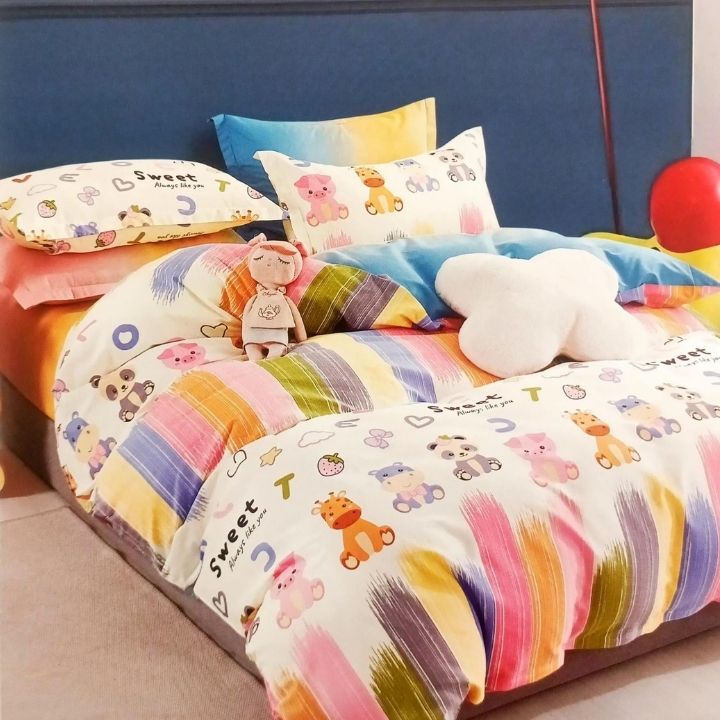 Genzee Cotton Double Bedsheet Set - The Gharnish - A Unit of Satkala Creations