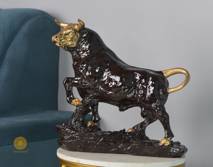 Charging Bull Statue - Big - The Gharnish - A Unit of Satkala Creations