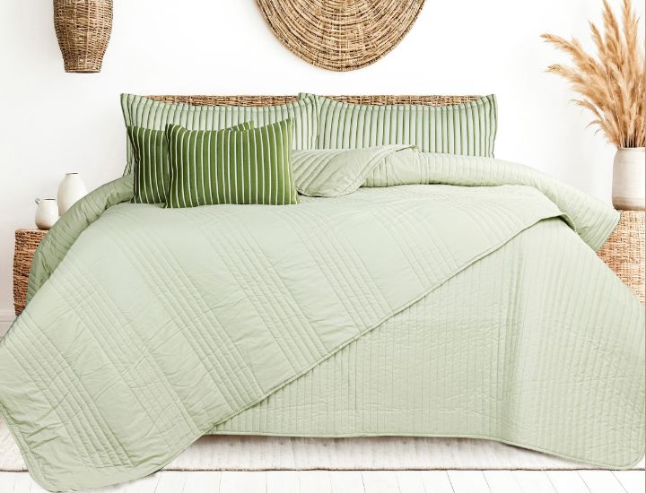 Milan 6 Pcs Premium Bedding Set - The Gharnish - A Unit of Satkala Creations