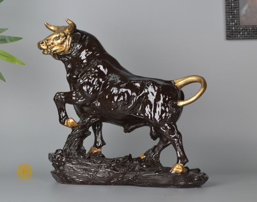 Charging Bull Statue - Big - The Gharnish - A Unit of Satkala Creations