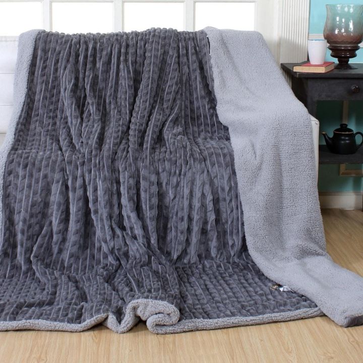 Luxurious Premium Quality Warm Supersoft Solid Coloured Designer Double Bed 4 Pcs Dohar Set - The Gharnish - A Unit of Satkala Creations