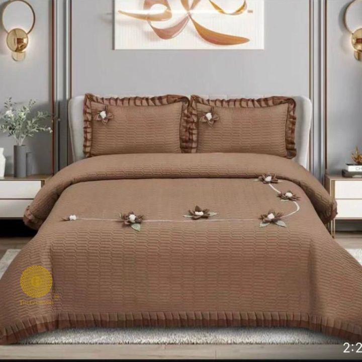 Goosebumps King Size 3 Pcs Bedding Set - The Gharnish - A Unit of Satkala Creations