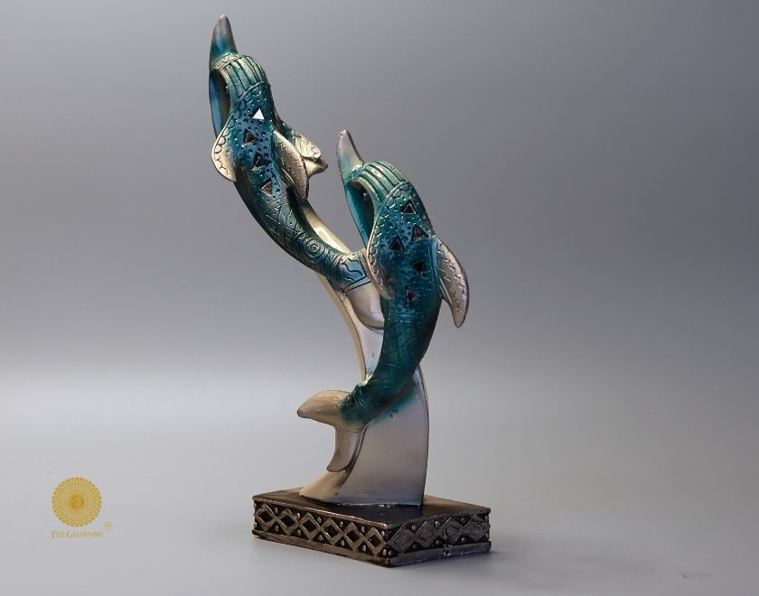 Beauty of Dolphin Fgurines - The Gharnish - A Unit of Satkala Creations