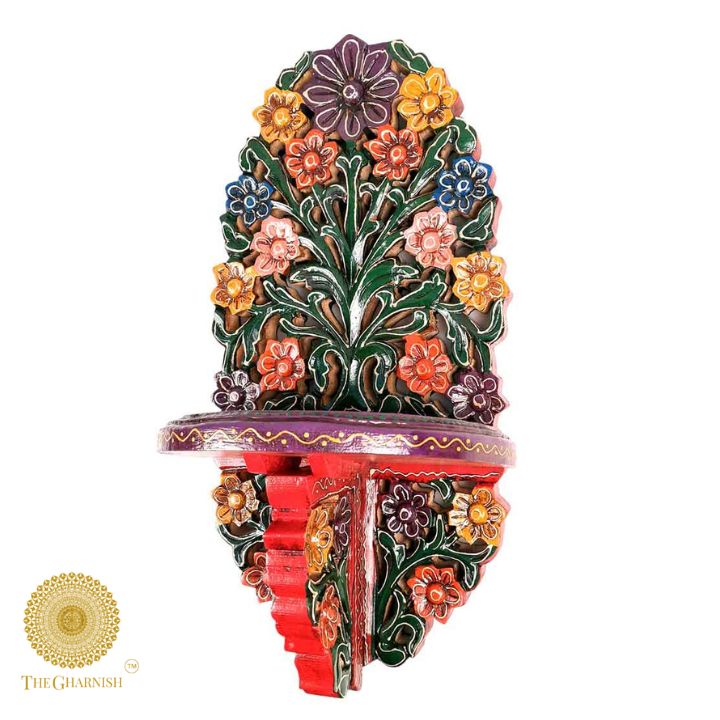 Wooden Wall Stand Hangings - The Gharnish - A Unit of Satkala Creations