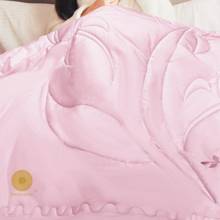 Elegant Comforters With Embroidery - The Gharnish - A Unit of Satkala Creations