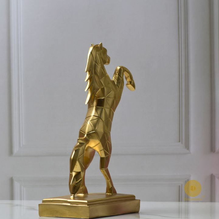 Jumping Stallion Horse resin Statue - The Gharnish - A Unit of Satkala Creations