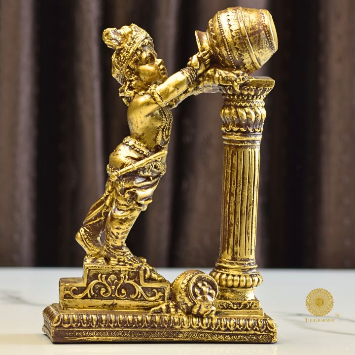 Makhanchor Bal Gopal Statue - The Gharnish - A Unit of Satkala Creations