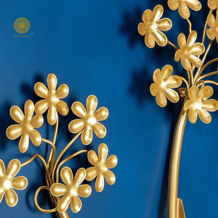 Tropical Leaf Decorative Wall Accent for Living Space and Office - The Gharnish - A Unit of Satkala Creations