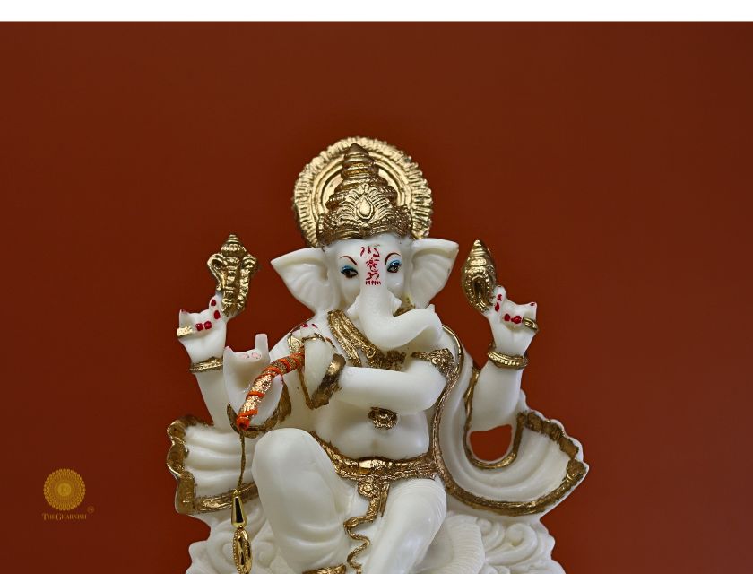 Divine Patta Ganesh Murti - The Gharnish - A Unit of Satkala Creations