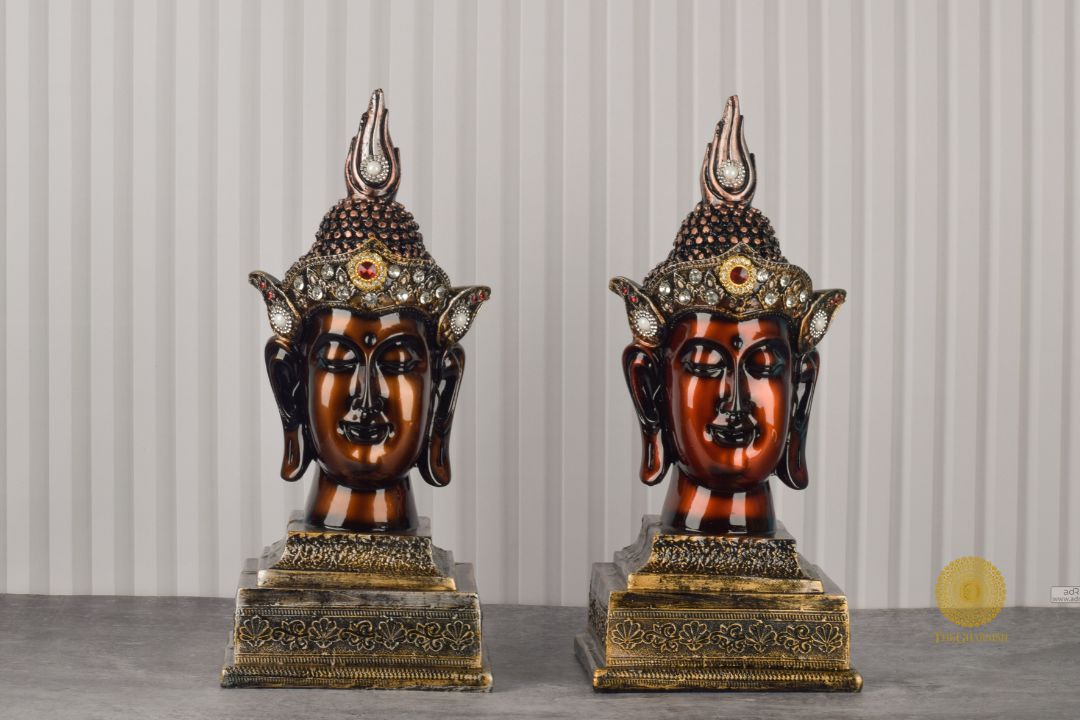 Meditative Buddha Figurine Accent - The Gharnish - A Unit of Satkala Creations