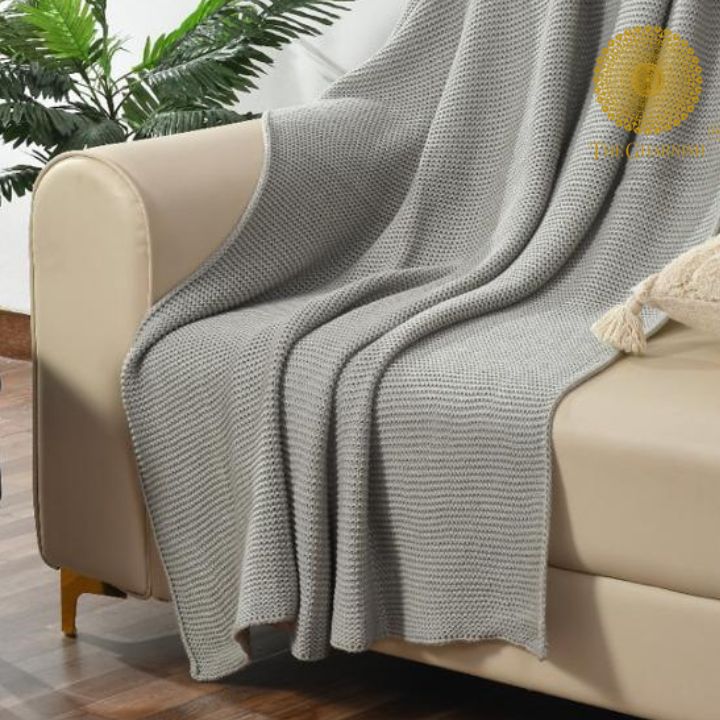 The premium quality yarn used in our throws guarantees durability and longevity, ensuring they remain as soft and inviting as the first day you bring them home. Available in a range of sophisticated colors and timeless patterns, our throws effortlessly complement any interior décor style, adding a touch of elegance to your living space. Experience unparalleled comfort and style with our premium knitted and soft throws, where every snuggle is an indulgence in luxury.