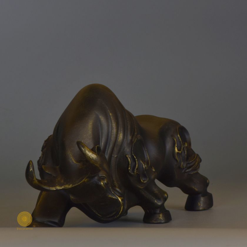 Stock Market Bull Statue / Devil bull for Home and Office - The Gharnish - A Unit of Satkala Creations