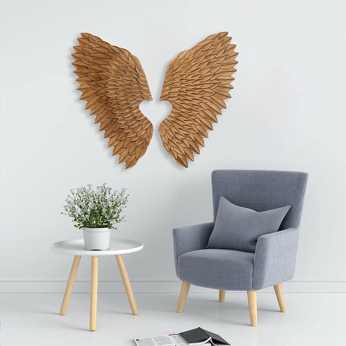 2 Metallic Wings (18 x 40 Inches) - The Gharnish - A Unit of Satkala Creations