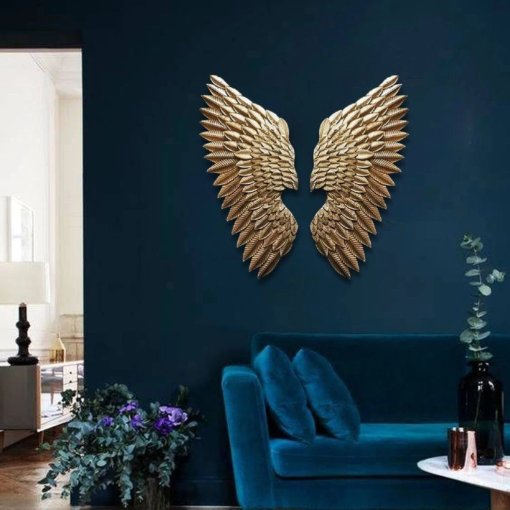 2 Metallic Wings (18 x 40 Inches) - The Gharnish - A Unit of Satkala Creations