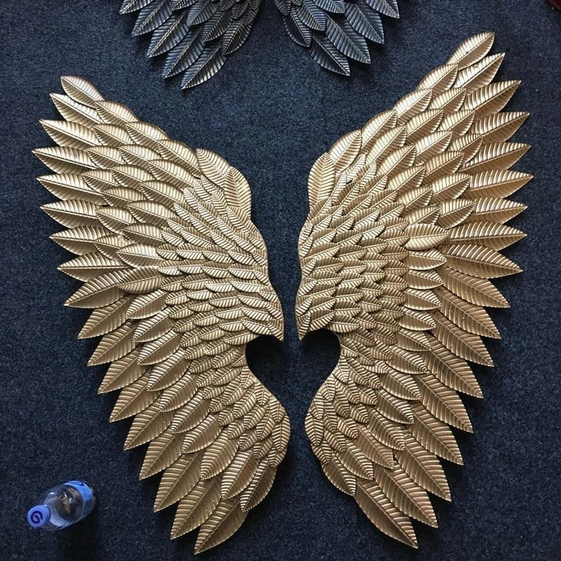 2 Metallic Wings (18 x 40 Inches) - The Gharnish - A Unit of Satkala Creations