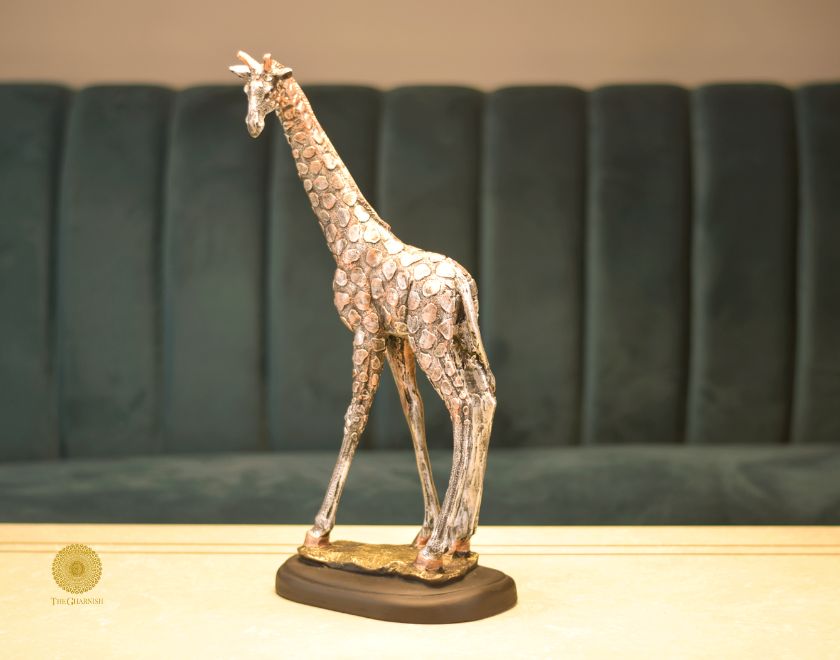 Antique Girraffe Table Top Sculpture - The Gharnish - A Unit of Satkala Creations
