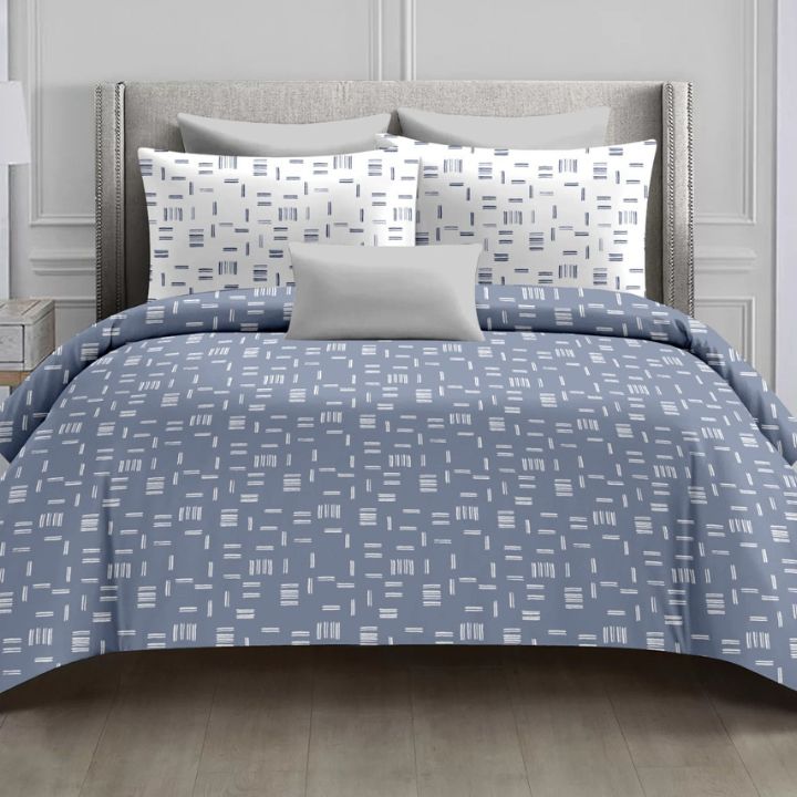 Nature Bliss 100% Cotton Double Bedsheet – Soft & Breathable with Pillow Covers - The Gharnish - A Unit of Satkala Creations