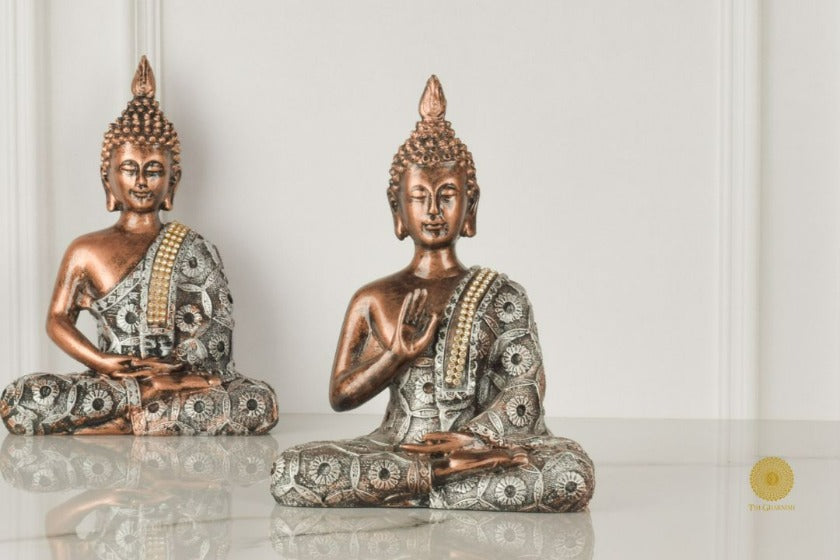 Divine Blessing Buddha Statue - The Gharnish - A Unit of Satkala Creations