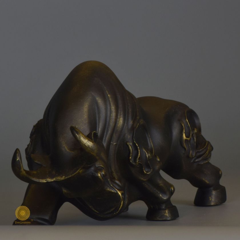 Stock Market Bull Statue / Devil bull for Home and Office - The Gharnish - A Unit of Satkala Creations