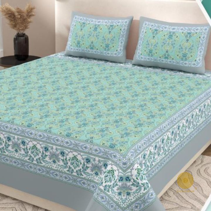 Elegance King Size Bedsheet 3pcs Set - The Gharnish - A Unit of Satkala Creations