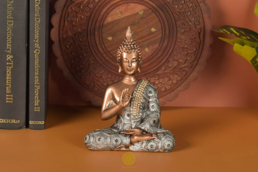 Divine Blessing Buddha Statue - The Gharnish - A Unit of Satkala Creations