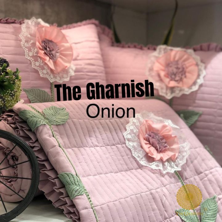 Heerat Beautiful Quilted Patch Work Bedding Set - The Gharnish - A Unit of Satkala Creations