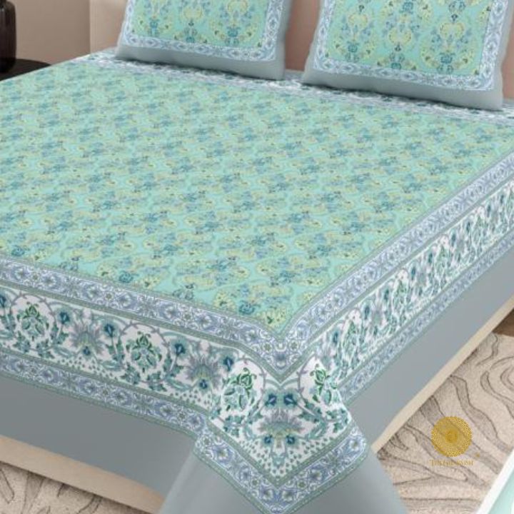 Elegance King Size Bedsheet 3pcs Set - The Gharnish - A Unit of Satkala Creations