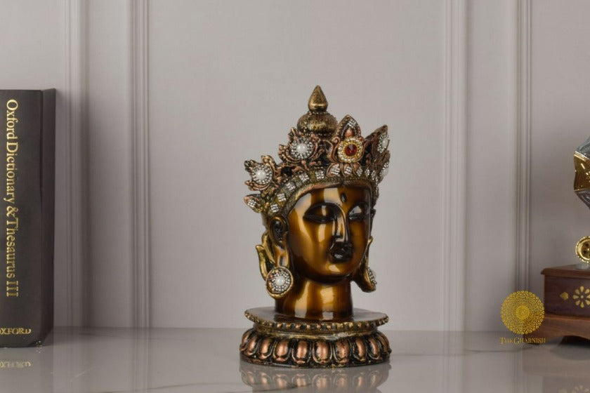 Buddha Head Statue (Premium Quality) - The Gharnish - A Unit of Satkala Creations