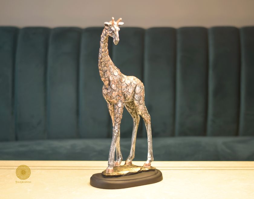 Antique Girraffe Table Top Sculpture - The Gharnish - A Unit of Satkala Creations