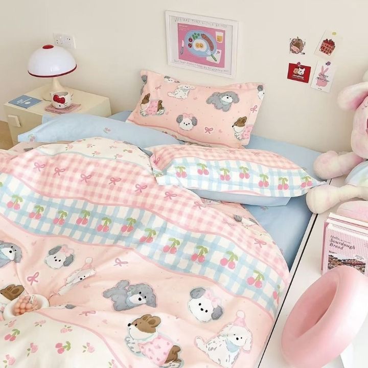 Genzee Cotton Double Bedsheet Set - The Gharnish - A Unit of Satkala Creations