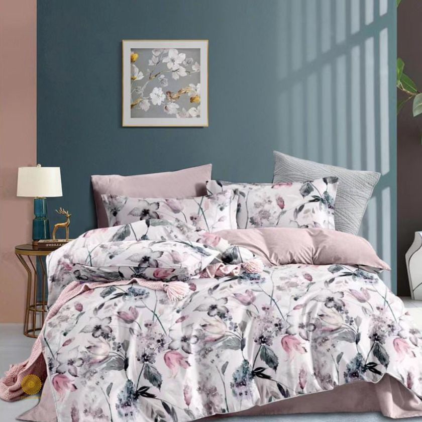 Spazio 4pcs Reversible Comforter set - The Gharnish - A Unit of Satkala Creations