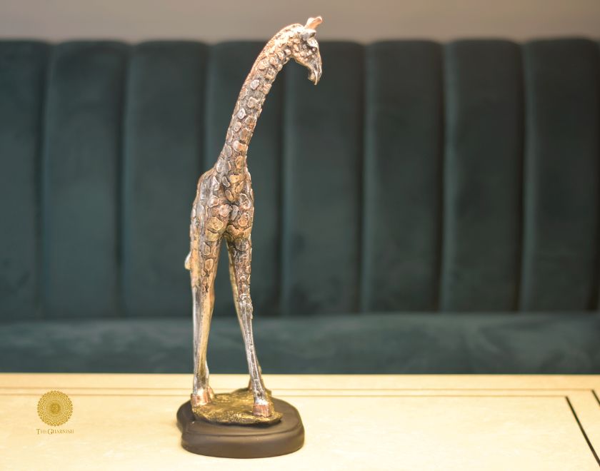 Antique Girraffe Table Top Sculpture - The Gharnish - A Unit of Satkala Creations