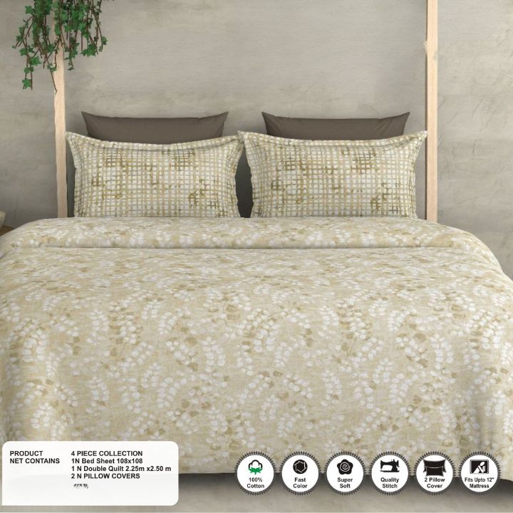 Pure Cotton King Size Dohar Set - The Gharnish - A Unit of Satkala Creations