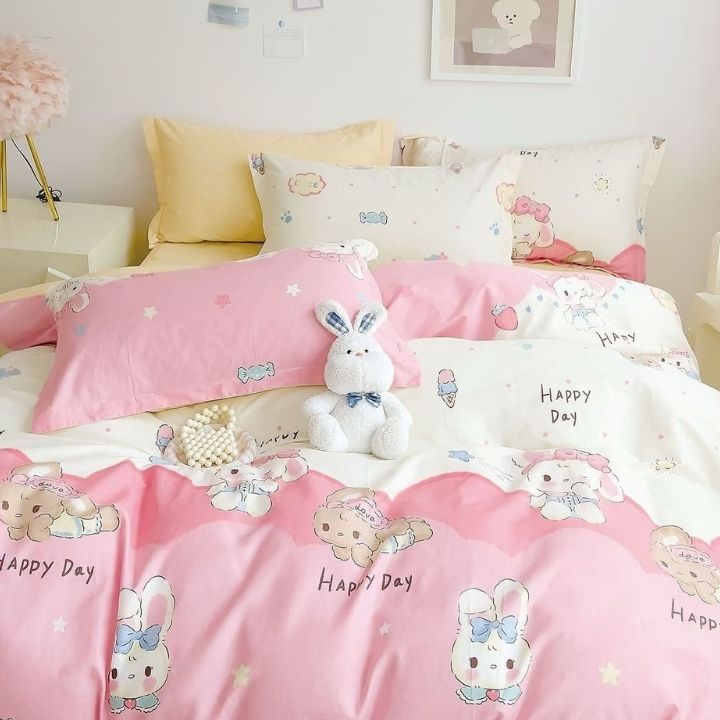 Genzee Cotton Double Bedsheet Set - The Gharnish - A Unit of Satkala Creations