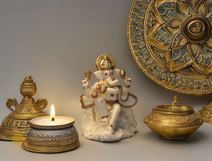 Divine Patta Ganesh Murti - The Gharnish - A Unit of Satkala Creations
