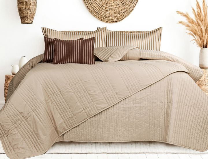 Milan 6 Pcs Premium Bedding Set - The Gharnish - A Unit of Satkala Creations