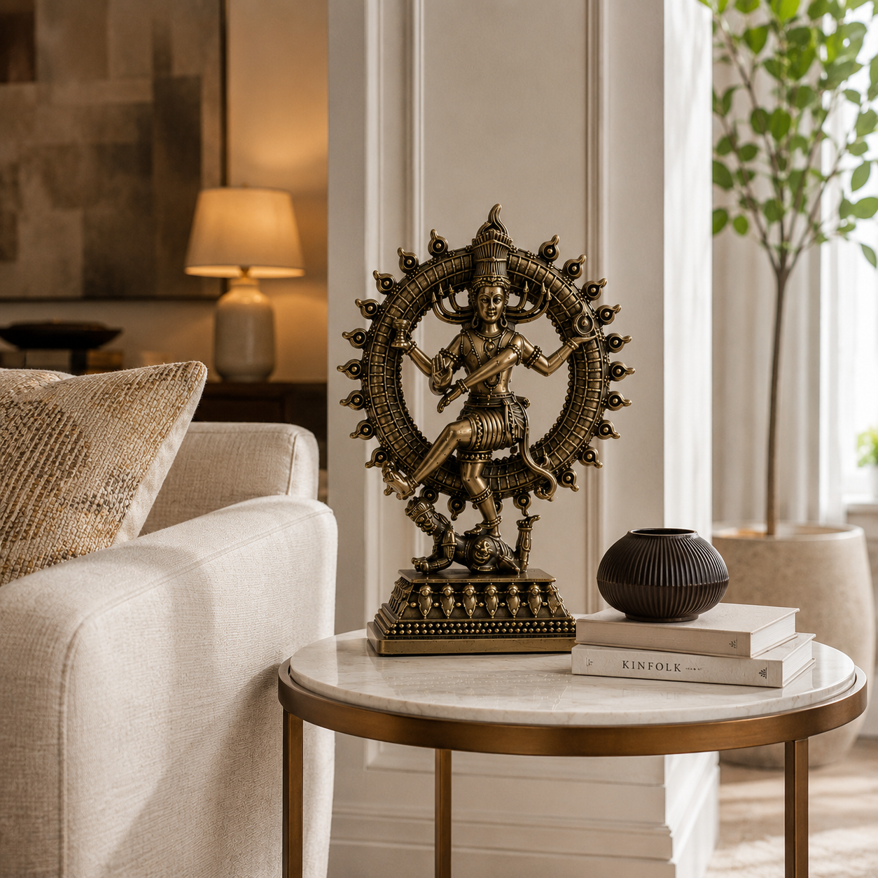 Nataraja Brass Murti | Premium Wax Casting | Exquisite Handcrafted Finish