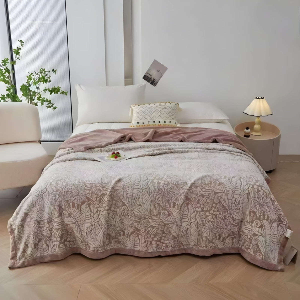 Imported & Premium Quality Double Bed Ac Blanket - Fur and Feather Touch Premium Blanket